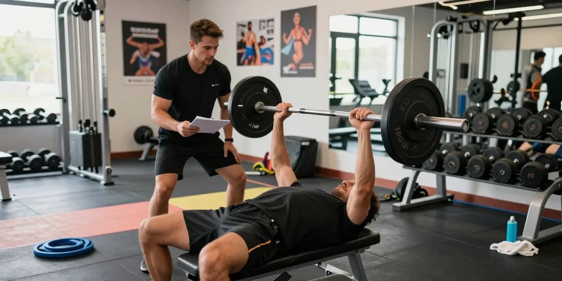Astera Shop features quality products for fitness enthusiasts, showcasing strength and dedication in a gym setting.