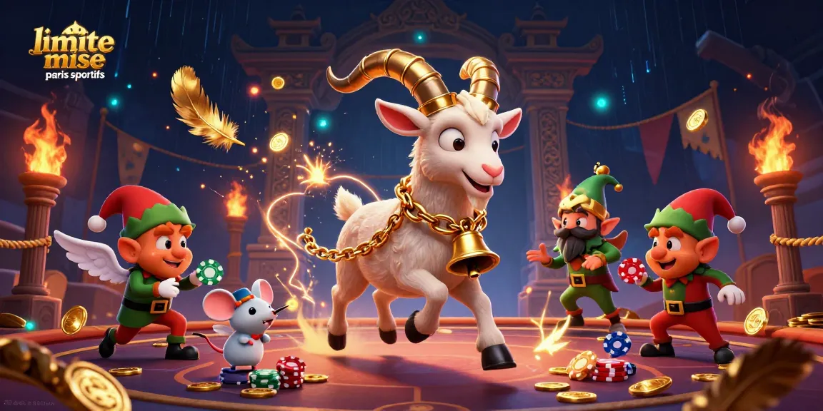 Visuel captivant illustrant la limite mise paris sportifs avec des personnages animés dans un casino dynamique.
