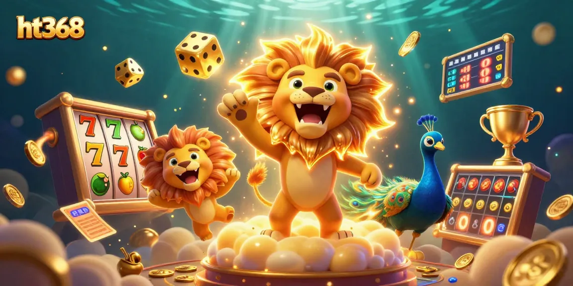 Experience thrilling gameplay at ht368 with dynamic slot reels, lucky 7s, and vibrant casino elements.