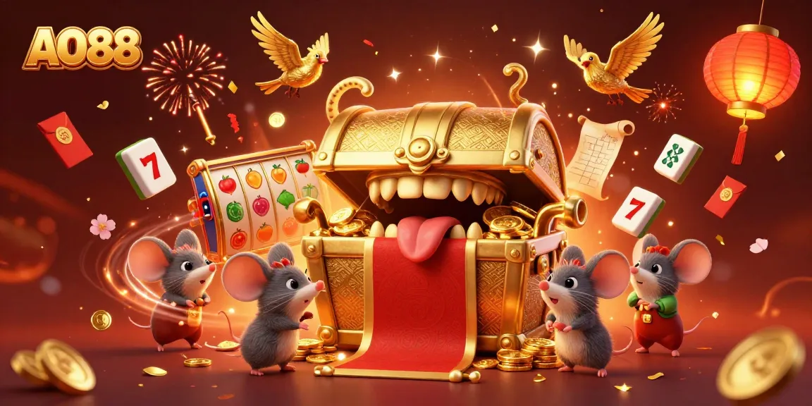 Engage with exciting slot actions at AO88 with vibrant characters and dynamic elements.