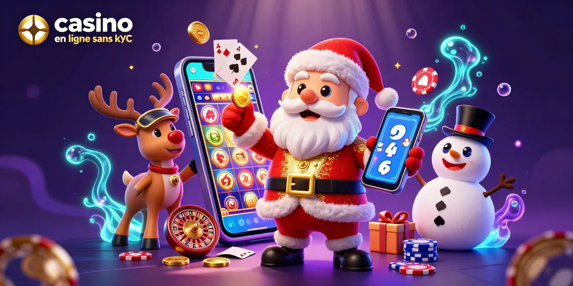 Découvrez casino en ligne sans kyc avec un père Noël 3D et ses amis dans une ambiance festive.