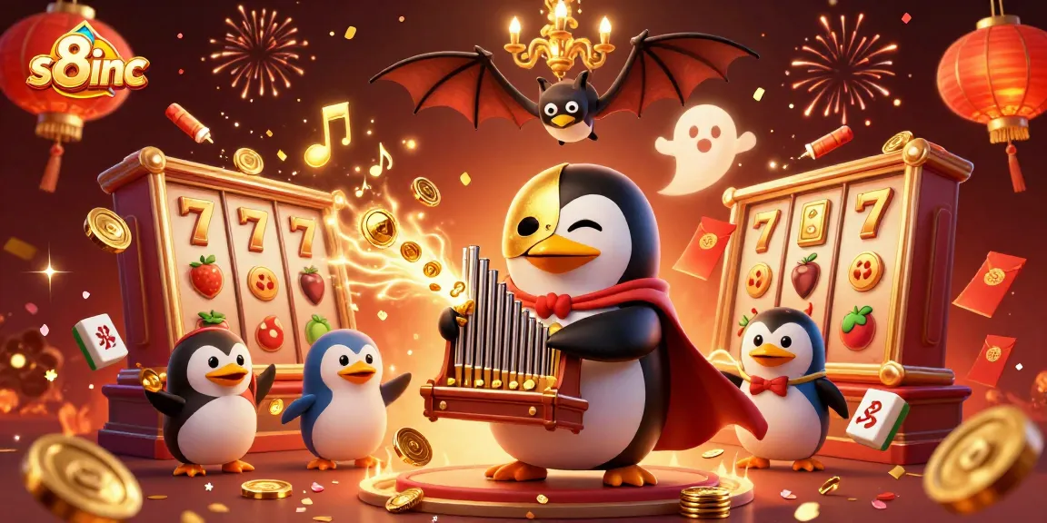 S8inc showcases an exciting 3D casino scene with vibrant characters and gambling elements.
