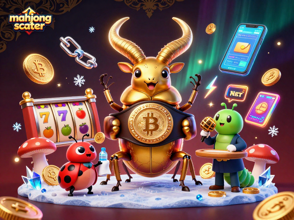 Experience thrilling mahjong scatter action in this vibrant, casino-themed illustration.
