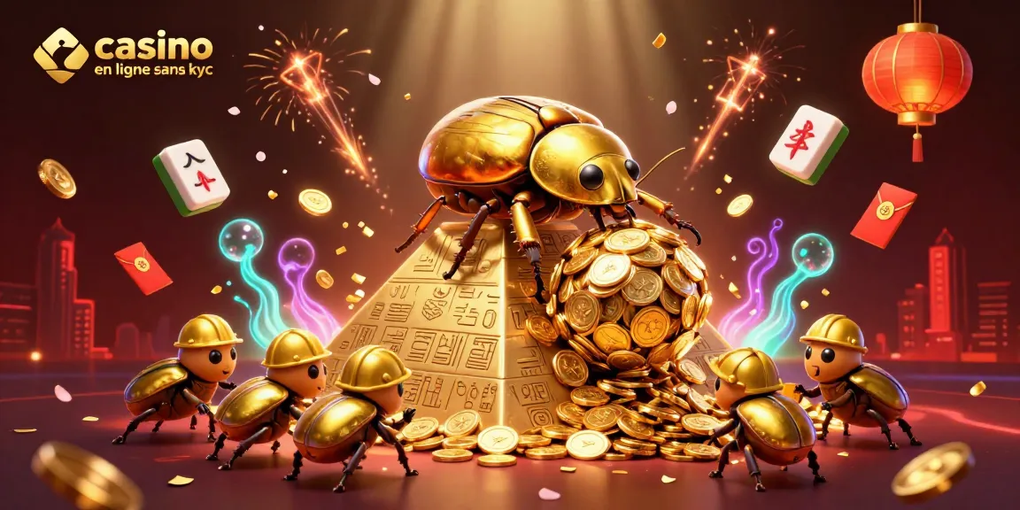 Jouez sur un casino en ligne sans KYC avec cette illustration dynamique riche en détails.