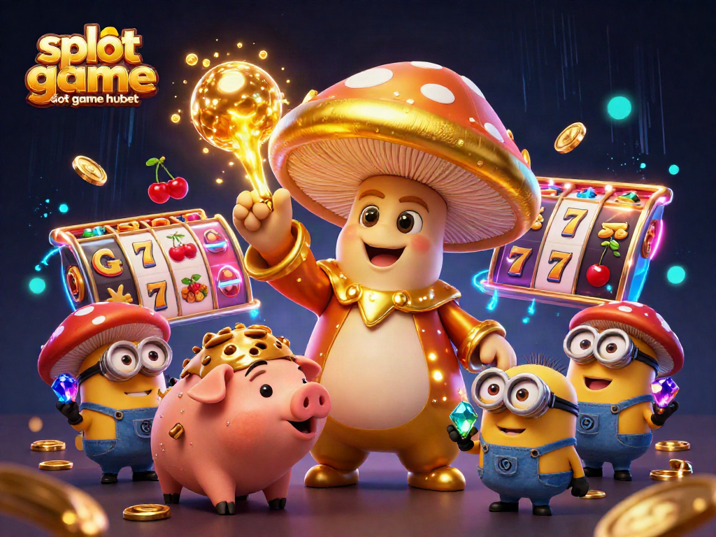 Experience thrilling wins with the slot game slot game hubet in a vibrant casino scene.