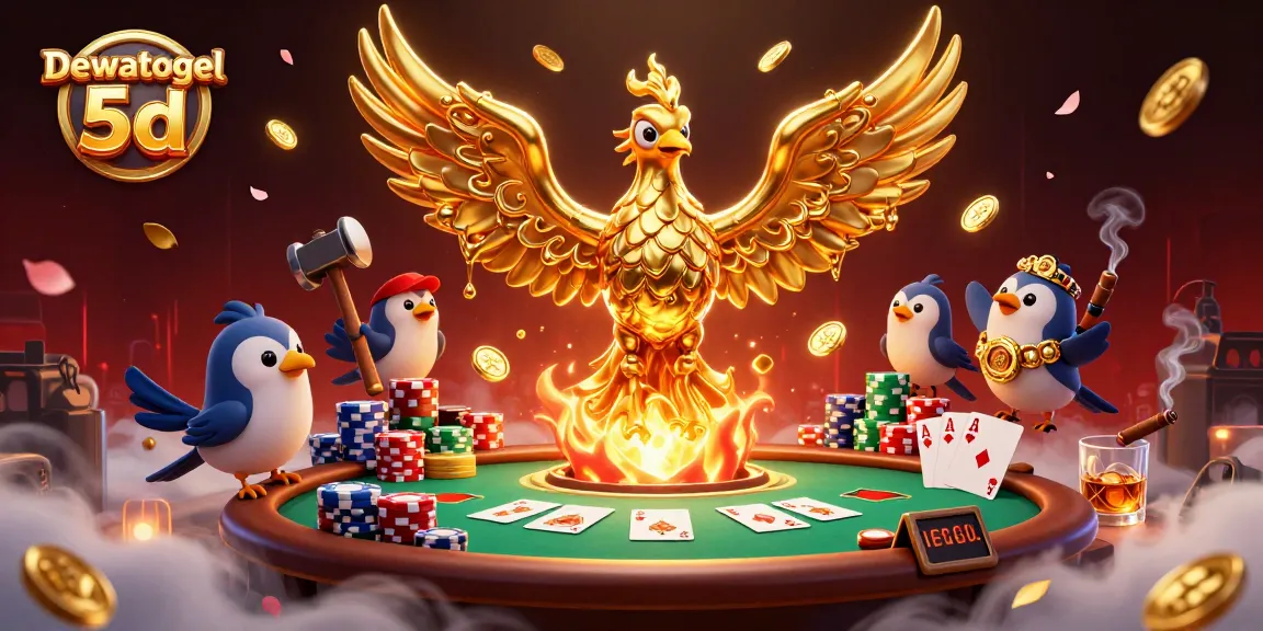 Capture the excitement with Dewatogel 5d as the phoenix rises, casino chips scatter, and cards unfold.