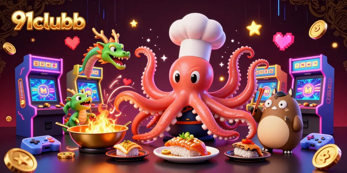 91clubb showcases exciting gaming encounters in a vibrant, colorful casino setting.
