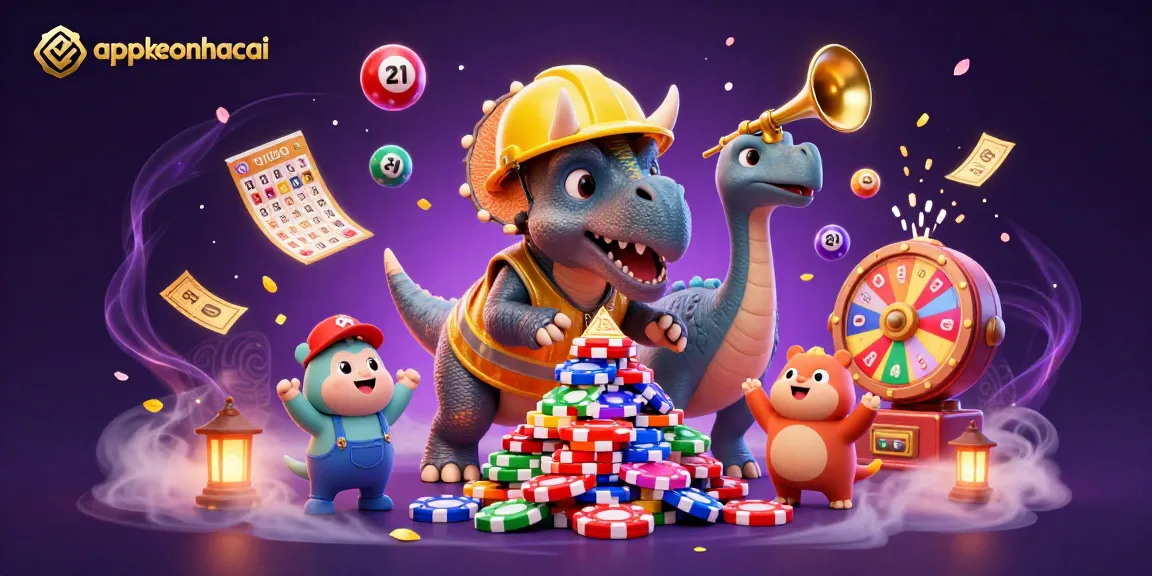 Experience thrilling bets with appkeonhacai, featuring dynamic lottery balls and engaging casino elements.