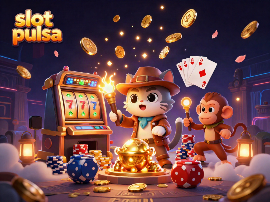 Gali slot pulsa dengan menjelajahi artefak kasino emas di kuil.